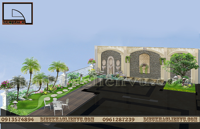 Cảnh quan dự án sân vườn